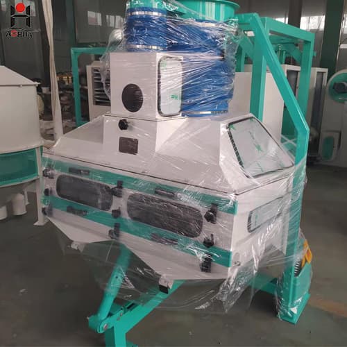 Grain processing machinery stone removing machine