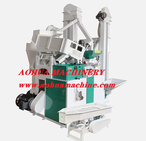 combined rice mill machine