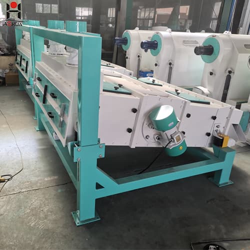 Green bean grains vibration size separator cleaning sieve machine