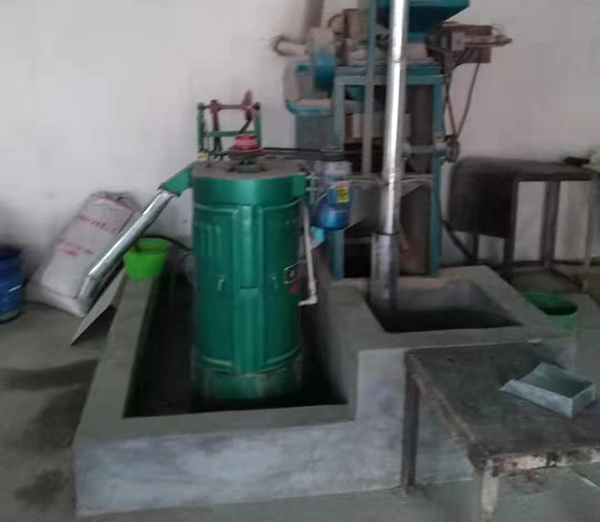 Wheat washing and drying machine for flour mill