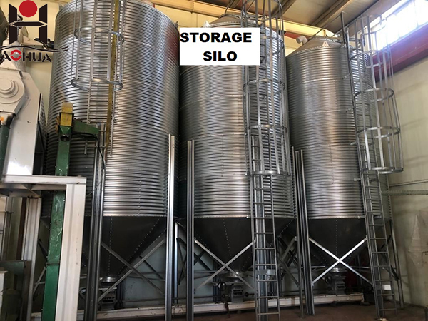 30Ton Poultry Galvanized Steel Silo Animal Grain Storage Feed Silo for Pig Chicken Farm House