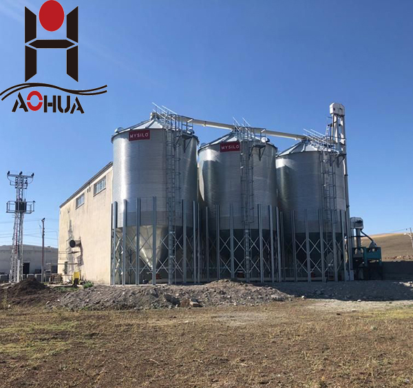 China manufacture galvanized steel grain storage silo