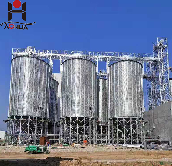 Farm Used Storage Corn Rice Grain Steel Silo For Sale Maize Seed Wheat Storage Silo System Price Cost