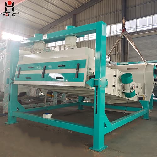 Vibrating screen chili seeds cleaning machine