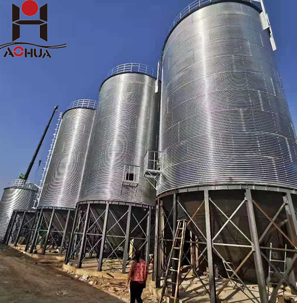 silo for corn grain poultry feed bins small silo transport wheat silo