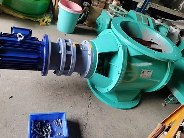 Flour mill rotary valve airlock for cyclone system pneumatic conveying Wooden chip Rotary Airlock