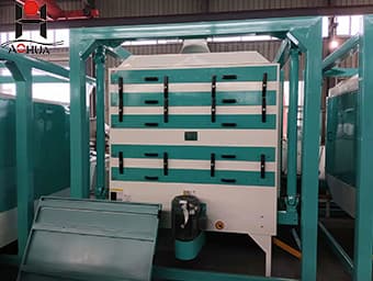 Shrimp feed plansifter sieves in feed plant