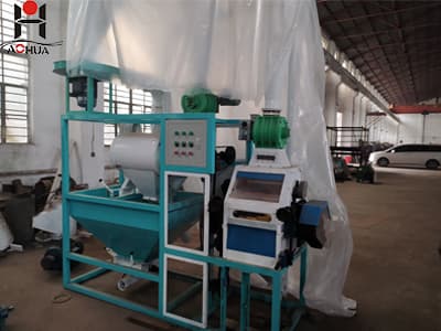 10ton/day commercial wheat flour production line with cleaning machine