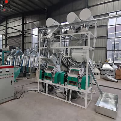Complete small scale 10 ton per day wheat flour milling machine