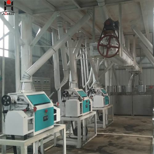 Low price flour mill machine 2 ton per hour plant in Algeria