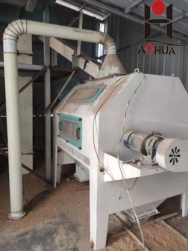 paddy cylindric cleaning sieve drum precleaner machine