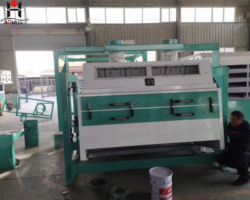 Paddy Seed Processing Machine Grain Processing Machinery remove dust stone straw clod Vibrating Rotary Sieve