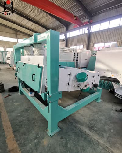 Grain Seed Green Coffee Bean Sorting Machine, Sorghum Cleaning Grain Vibration Screen Cleaner