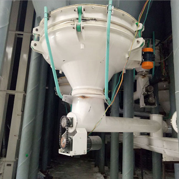 vibrating discharger hopper feeder for bulk powder flowing