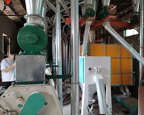 Wheat flour milling machine 50t/wheat cleaning machine wheat sifter machine