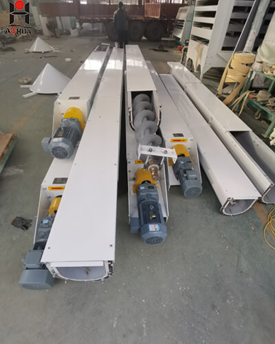 Tube Type Auger Grain Screw Conveyor For Flour Powder