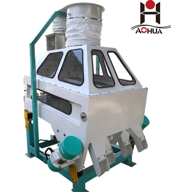 high capacity Tqsf rice corn barley soyabean Gravity Selector vibrating stone removing destoner