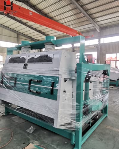 Large capacity vibrating sieve machine linear vibrating screen seed cleaner machinery