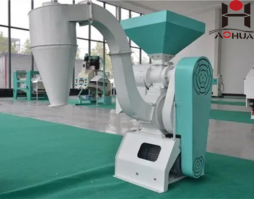 diesel engine corn peeling maize grits flour grinding machine for farmer