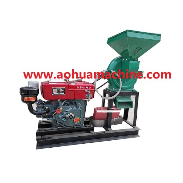 250-600kg/h Corn grits making machine grain corn crusher maize grinding mill prices