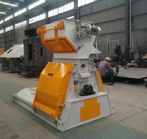 Electric Motor Maize straw Grinding Hammer Mill With Cyclone