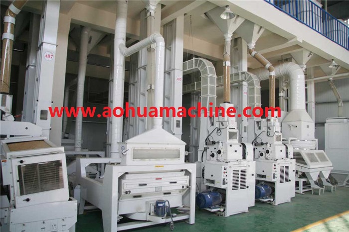 medium capacity rice mill complete set commercial rice milling machine