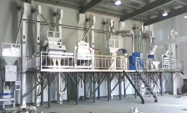 15TPD rice milling machine