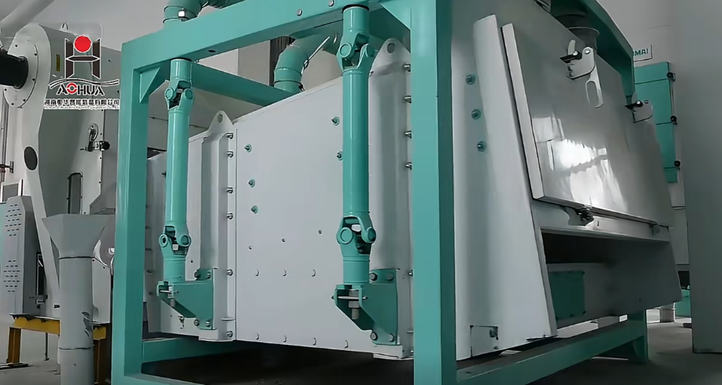Rotary Vibrating Screen in Wheat Cleaning